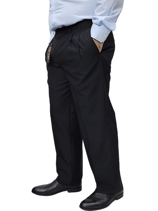 Tip Top Tailors Men's Trousers Black