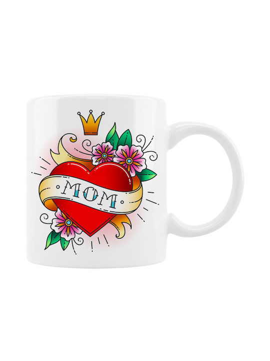 VOUR Mom & Dad Tattoo Καρδιές Mug Multicolored 330ml