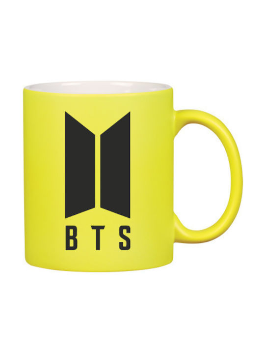 Bts Чаша Керамично Жълта 325мл