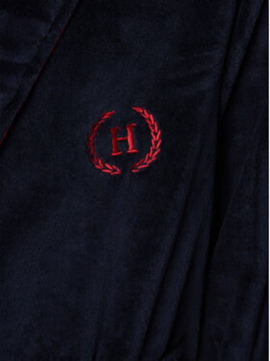 Henderson Herrenpyjama Winter Herrenpyjama Dunkelblau