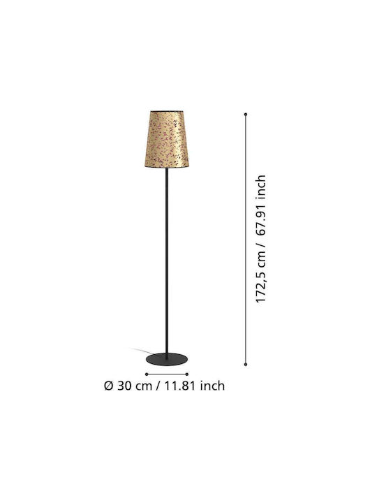 Eglo Floor Lamp with Socket for Bulb E27 Purple