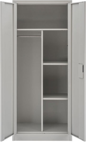 Δίφυλλη Μεταλλική 90x40x180εκ.