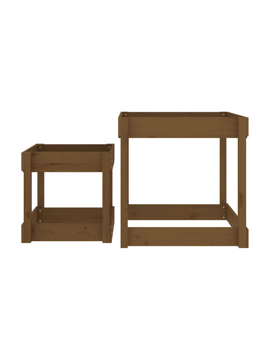 Kids Table made of Wood Brown vidaXL