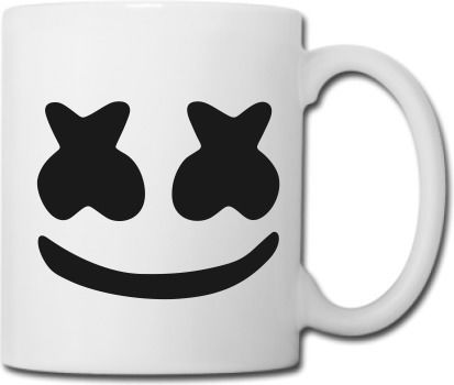 Marshmello Dj Mug Ceramic Orange 325ml