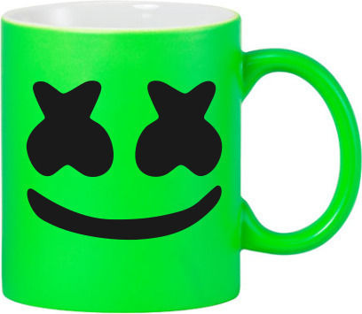 Marshmello Dj Mug Ceramic Orange 325ml