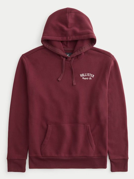 Hollister Men's Sweatshirt Burgundy