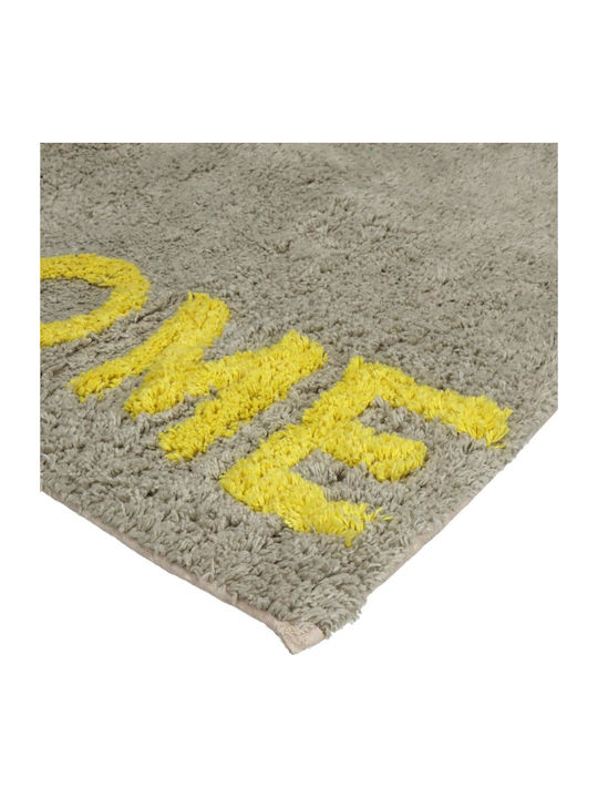 ArteLibre Badematte Baumwolle Rechteckig 05155122 Yellow 50x80cm