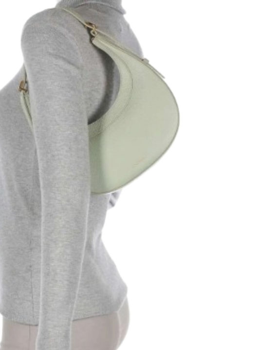 Leather Women's Shoulder and Handbag Green