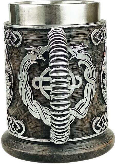 Molf's Becher Metallisch Rot
