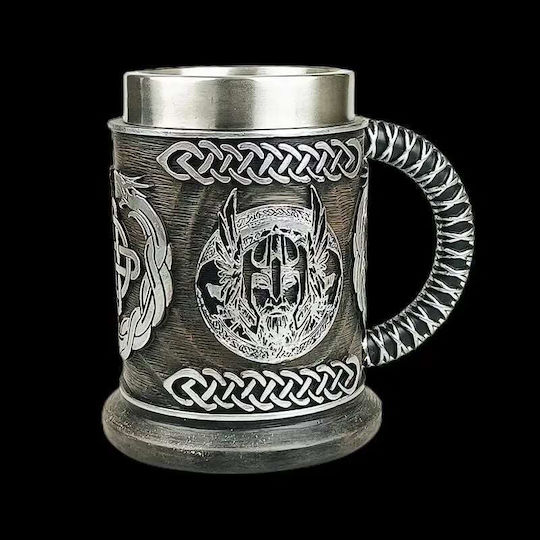 Molf's Becher Metallisch Rot