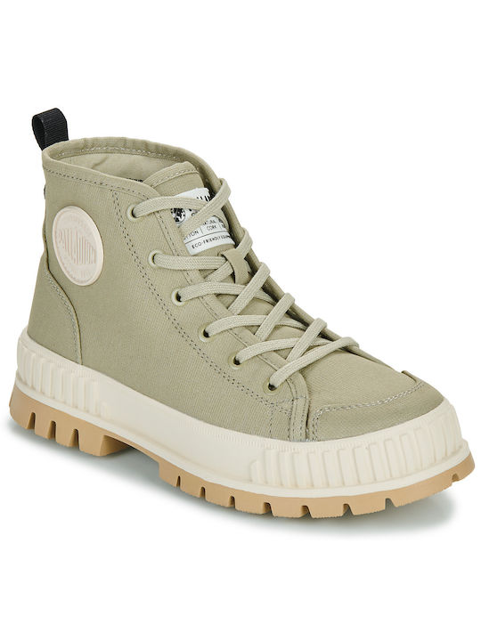 Palladium Pallashock Γυναικεία Sneakers Χακί