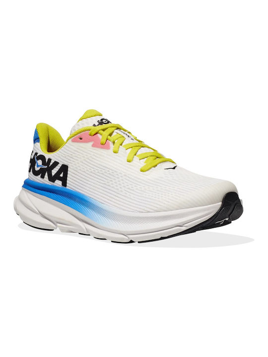 Hoka Clifton 9 Men's Running Sport Shoes White