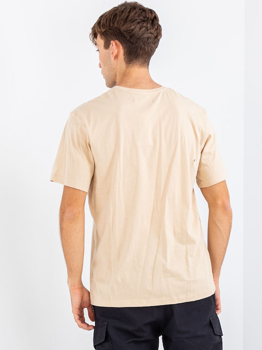 T-shirt Μπεζ