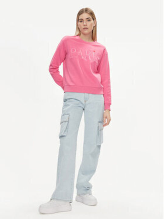 Women's Summer Cotton Long Sleeve Top Pink