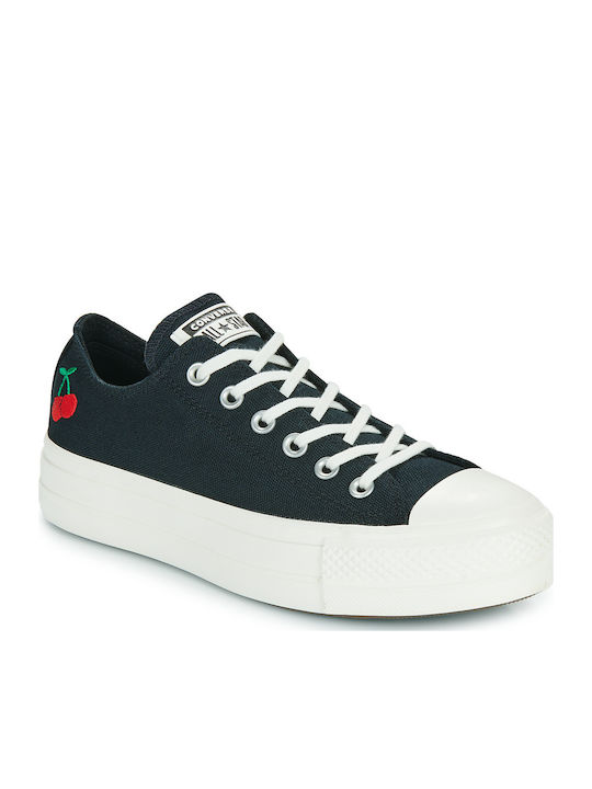 Converse Chuck Taylor All Star Flatforms Adidași Negri