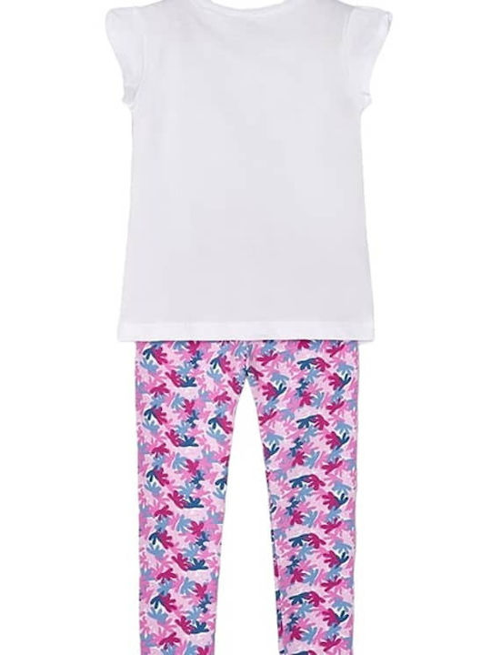 Mayoral Kids Set with Leggings Summer 2pcs Purple