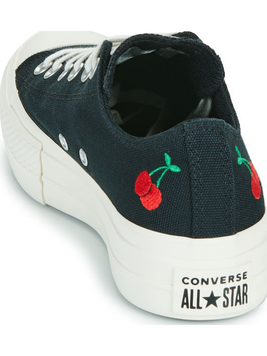 Chuck Taylor All Star Adidași Flatforms Pentru Femei Negri