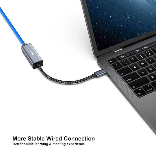 Benfei 269 Конвертор USB-C мъжки към RJ-45 женски Сив 1 брой