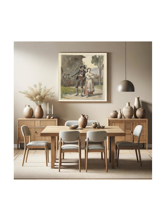 Young Gemälde auf Leinwand 110x110cm