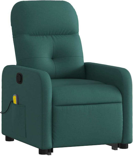 Fotoliu Relax Masaj cu Puf Verde 66x89x96cm