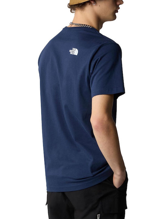 The North Face Dome Ανδρικό T-shirt Κοντομάνικο Navy Μπλε