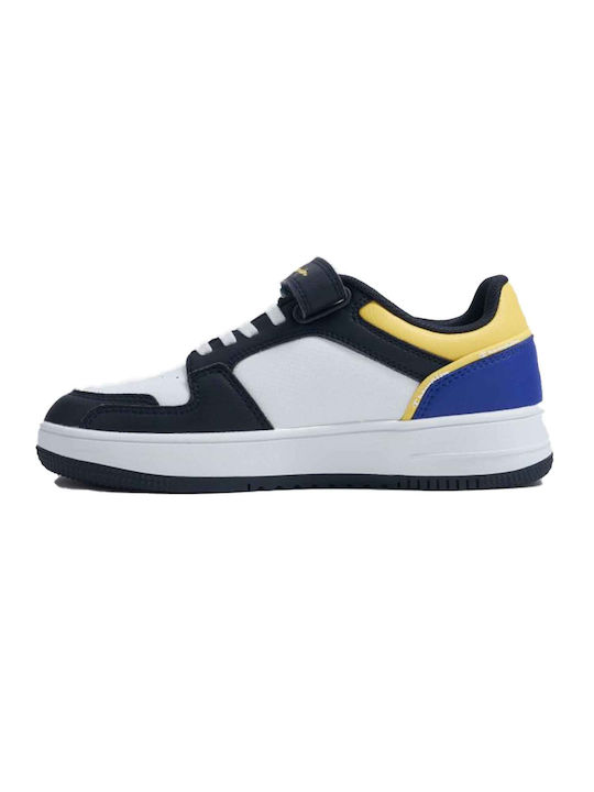 Rebound 2.0 Kids Sports Shoes Basketball with Hoop & Loop Closure Blue