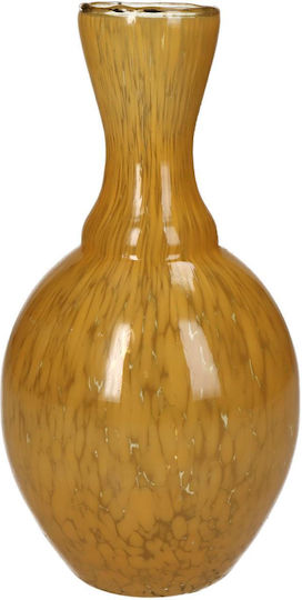 ArteLibre Decorative Vase Yellow 12x12x23cm