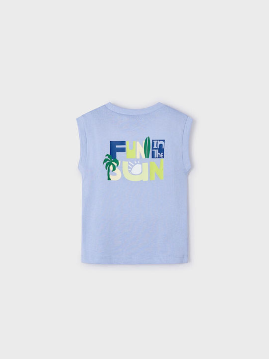 Mayoral Kids Blouse Sleeveless Blue