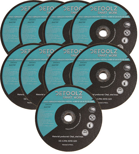Detoolz Disc de șlefuire Μetal 180mm