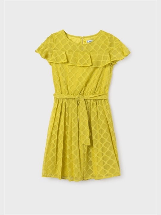 Mayoral Kids Dress Yellow