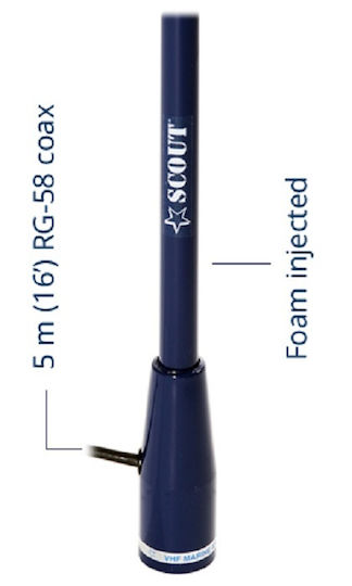 West Scout Antenne des Schiffes VHF