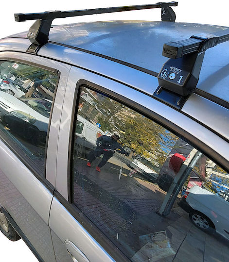 Hermes Μπάρες Οροφής Μεταλλικές για Chevrolet Matiz (Σετ με πόδια)