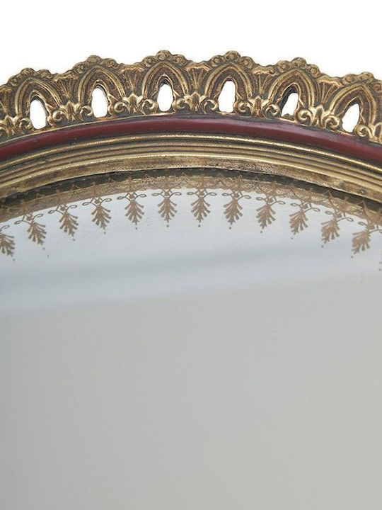 La Belle Maison Tavă Decorativă Polirosină Rotundă cu oglindă 29x6x6cm 1buc