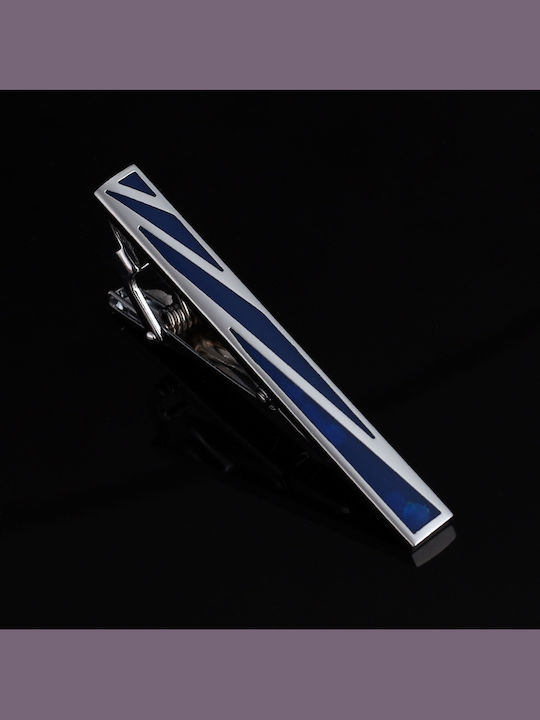 Legend Accessories Krawattenklammer aus Silber Blau