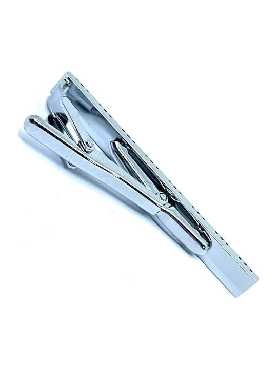 Legend Accessories Silver Tie Clip Black