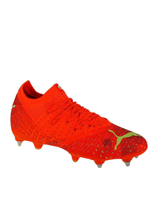 PUMA Future Z 14 Ποδοσφαιρικά Παπούτσια με Τάπες MxSG Κόκκινα