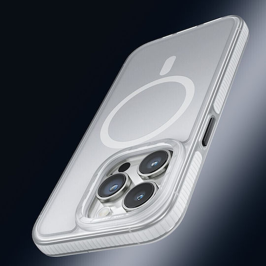 Hoco Задна Корица Силикон 1.5мм Магнитна Бяла (iPhone 15 Pro)