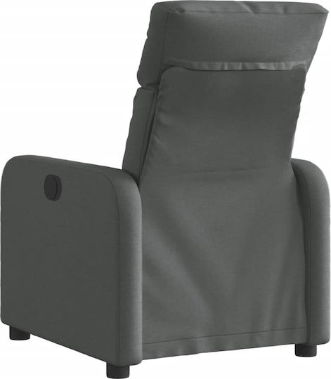 Relax Armchair with Footstool Gray 66x89.5x95.5cm