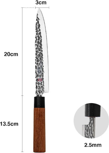 Fissman Kensei Ittosai Cuțit Utilizare Generală Din Oțel Inoxidabil 20cm