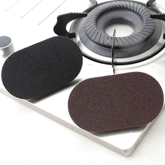 Kitchen Sponge with Handle Black