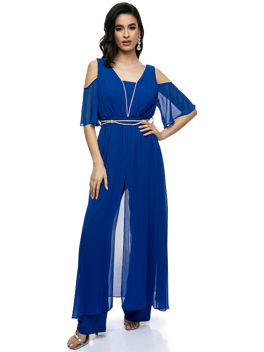 RichgirlBoudoir Women's One-piece Suit Blue