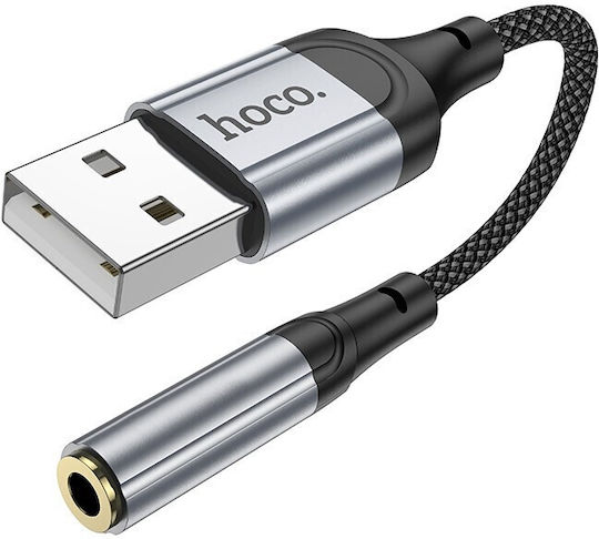 Hoco Ls36 Μετατροπέας USB-A male σε 3.5mm female