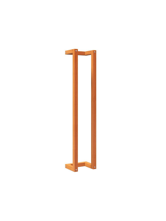 vidaXL Single Wall-Mounted Bathroom Freestanding Coat Rack ​110x110cm Brown