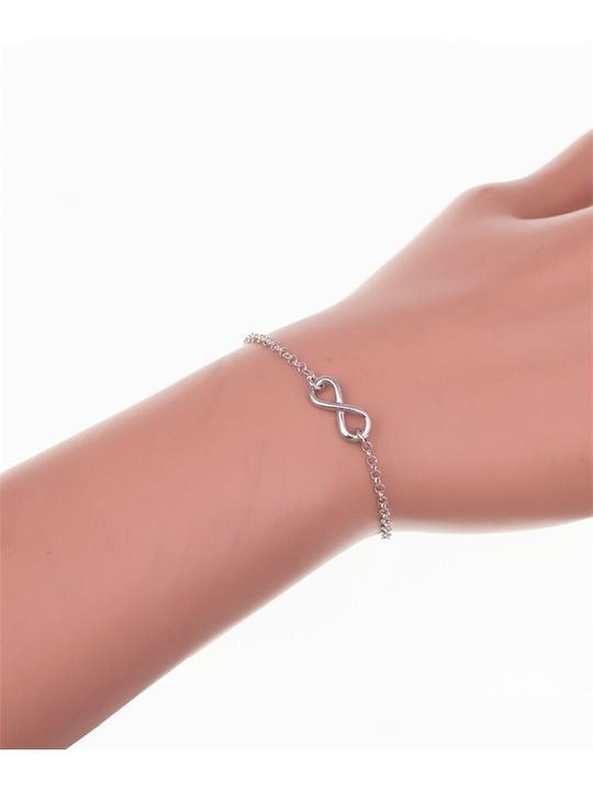 Paraxenies Bracelet with design Infinity made of Silver