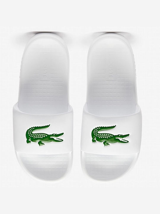 Lacoste Serve Ανδρικά Slides Λευκά