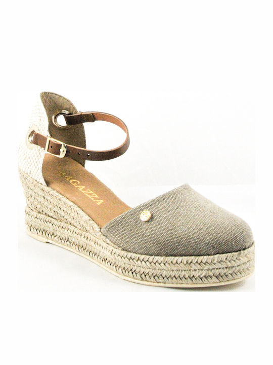 Women's Fabric Platform Espadrilles Beige