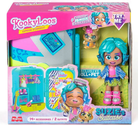 Kookyloos Suzie Puppen Set Suzie Koffer Figur Magische Box Pklsp108in00