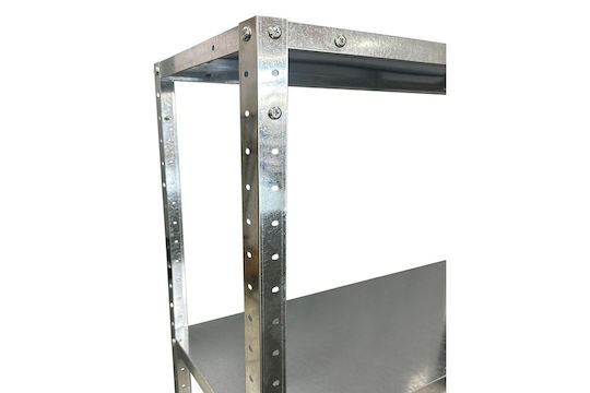 Ραφιέρα Dexion Γαλβανιζέ 75x30x145εκ. με 4 Ράφια Συνολικής Αντοχής 160kg