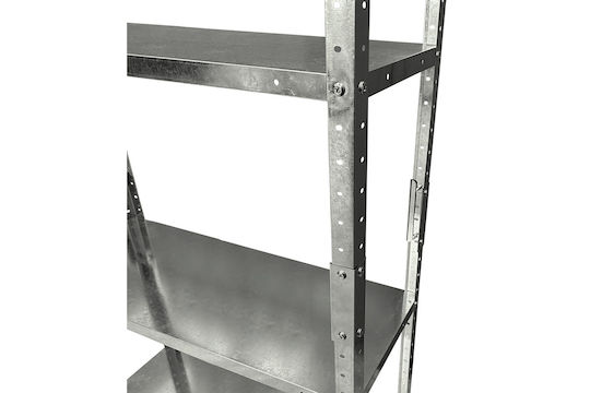 Ραφιέρα Dexion Γαλβανιζέ 75x30x145εκ. με 4 Ράφια Συνολικής Αντοχής 160kg
