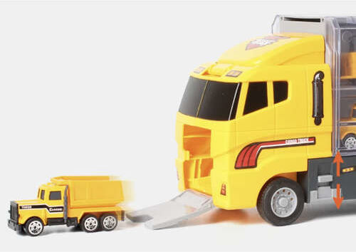 Set aus 6 bunten Fahrzeugen für Kinder